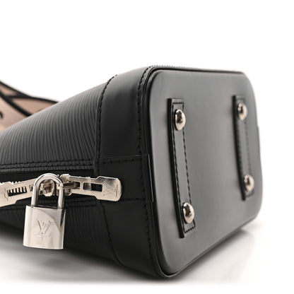 Louis Vuitton Epi Jacquard Alma BB Black 8 of 9