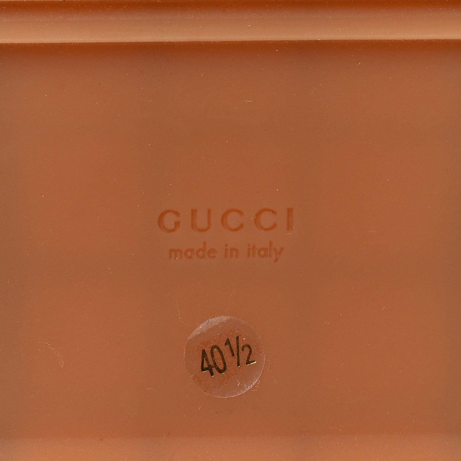 Gucci Monogram Maxi GG Angelina Platform 55mm Slide Sandals 40.5 Camel Ebony 6 of 8