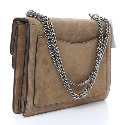Gucci Suede Medium Dionysus Shoulder Bag Taupe 3 of 9