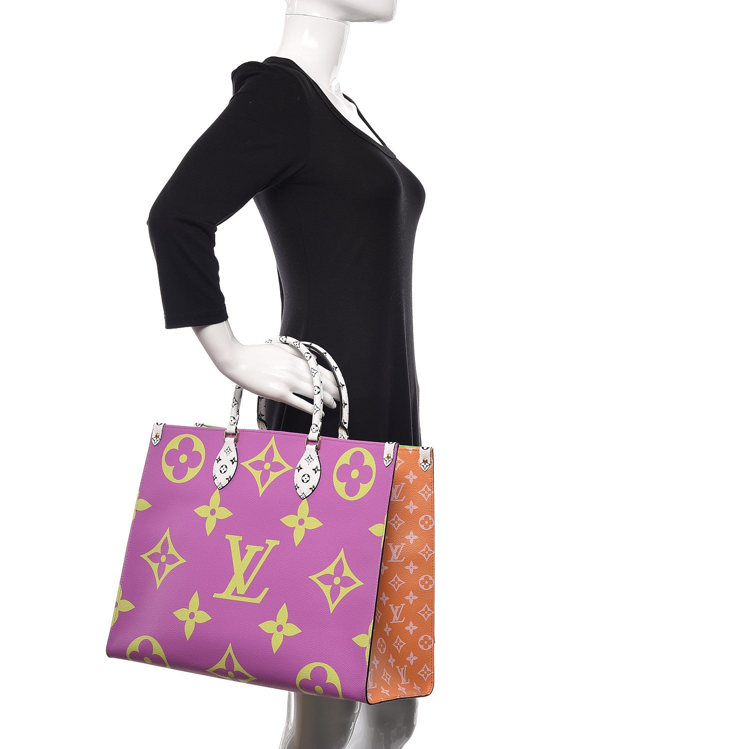 Louis Vuitton Monogram Giant Onthego GM Pink Lilac 3 of 11