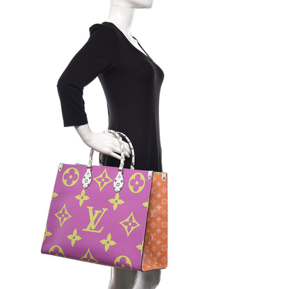 Louis Vuitton Monogram Giant Onthego GM Pink Lilac 3 of 11