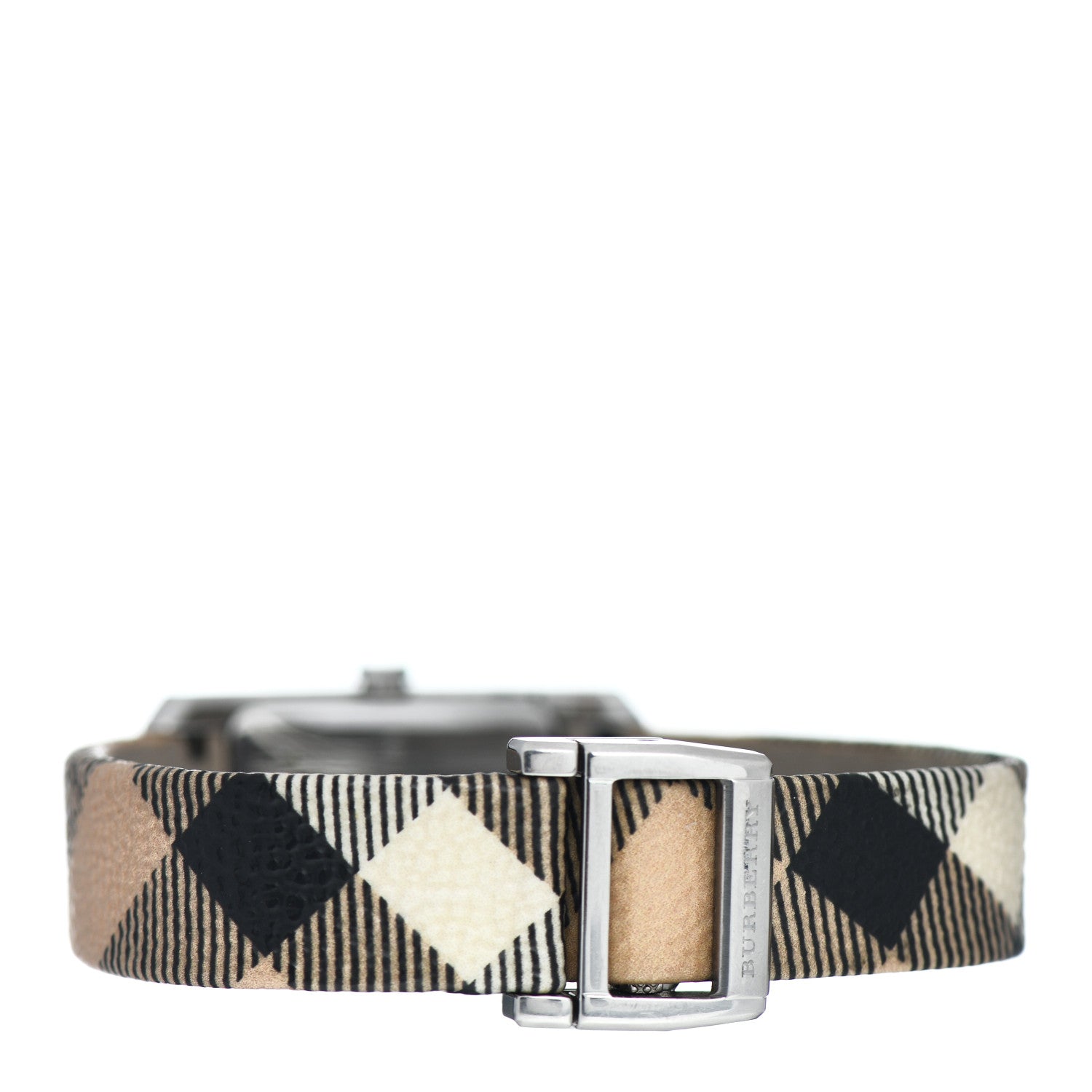 Burberry Stainless Steel Calfskin 20mm Heritage Nova Check Quartz Watch BU9508 3 of 5