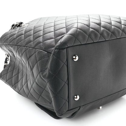 Chanel Caviar Quilted Pocket Large Tote Black 9 of 10