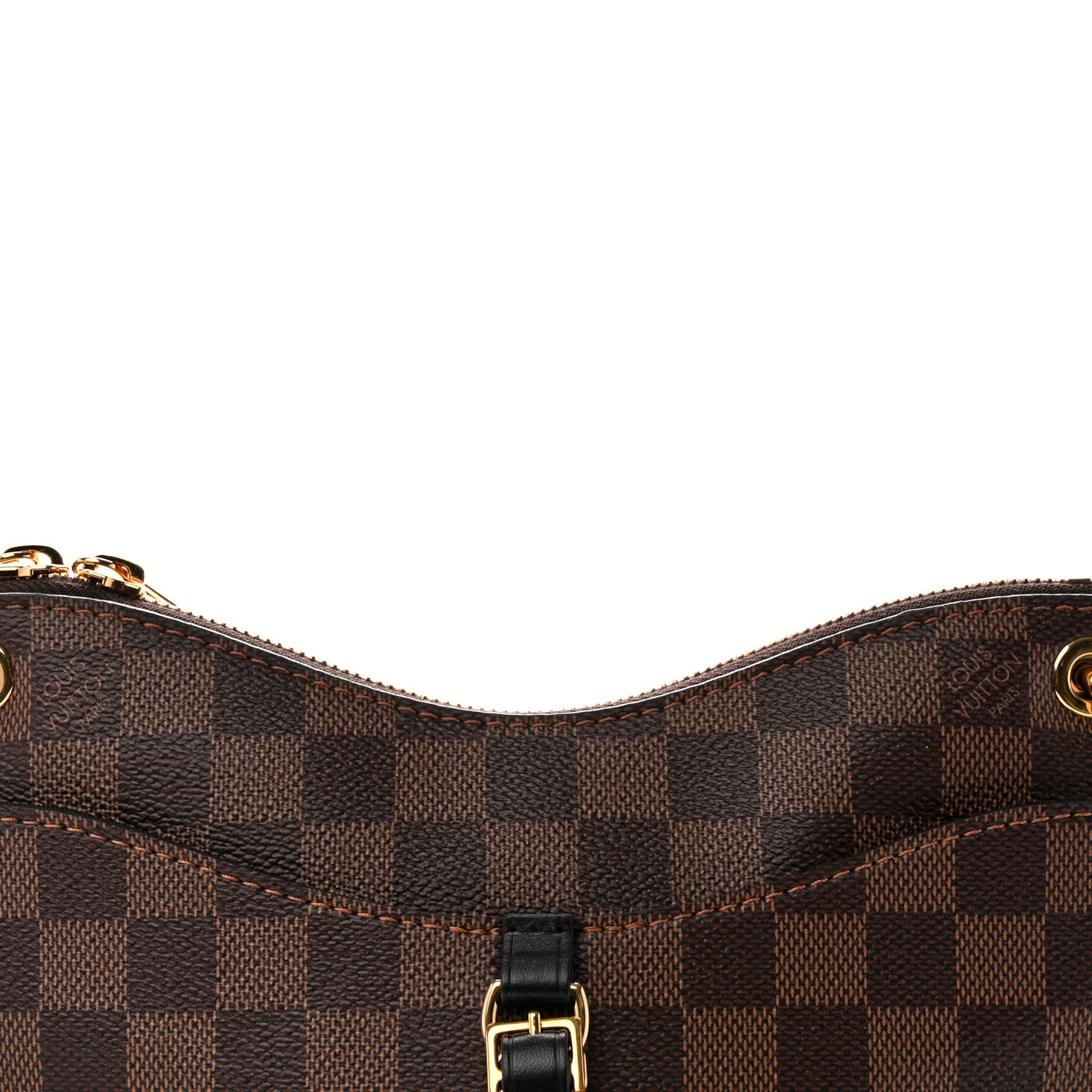 Louis Vuitton Damier Ebene Odeon PM Black 7 of 9