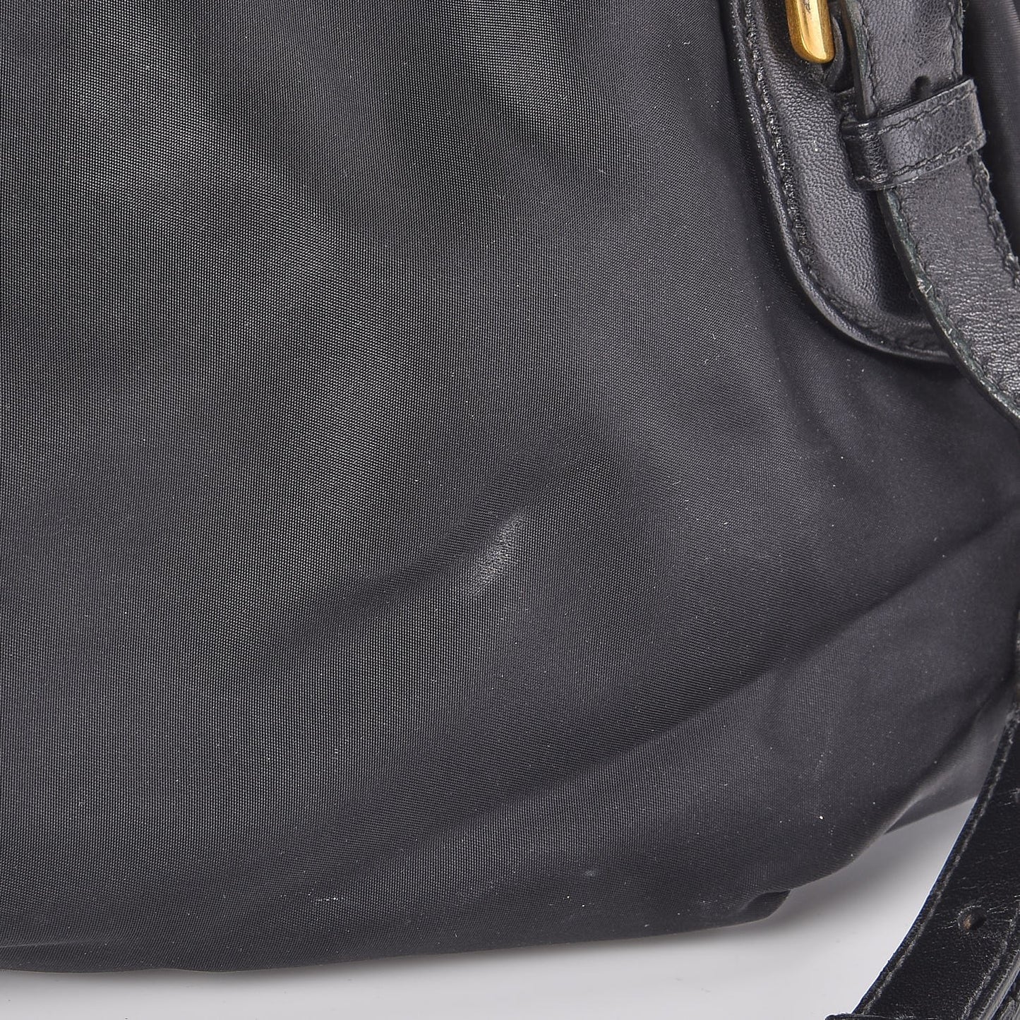 Tessuto Nylon Jacquard Logo Aviator Satchel Black