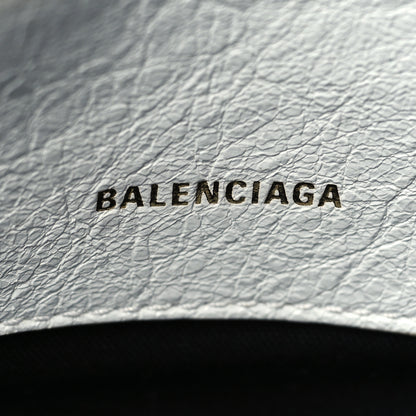 Balenciaga Agneau Graffiti All Over Classic Hardware Reporter XS White Bleu Rouge 6 of 10