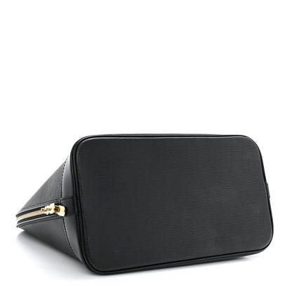 Louis Vuitton LOUIS VUITTON Epi Alma PM Black 4 of 12