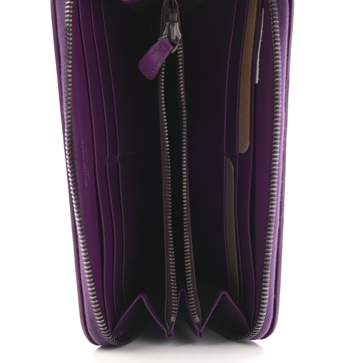 Nappa Intrecciato Zip Around Wallet Monalisa