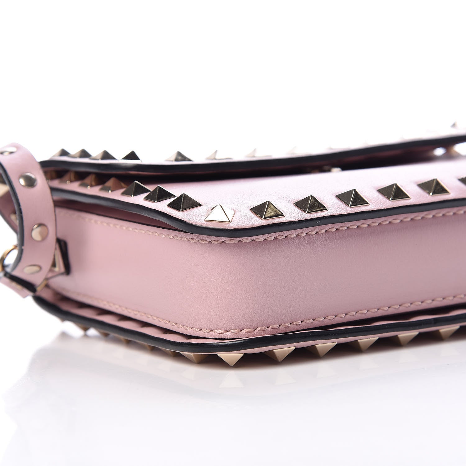 Valentino Garavani Vitello Rockstud Flap Crossbody Bag Water Rose 6 of 11