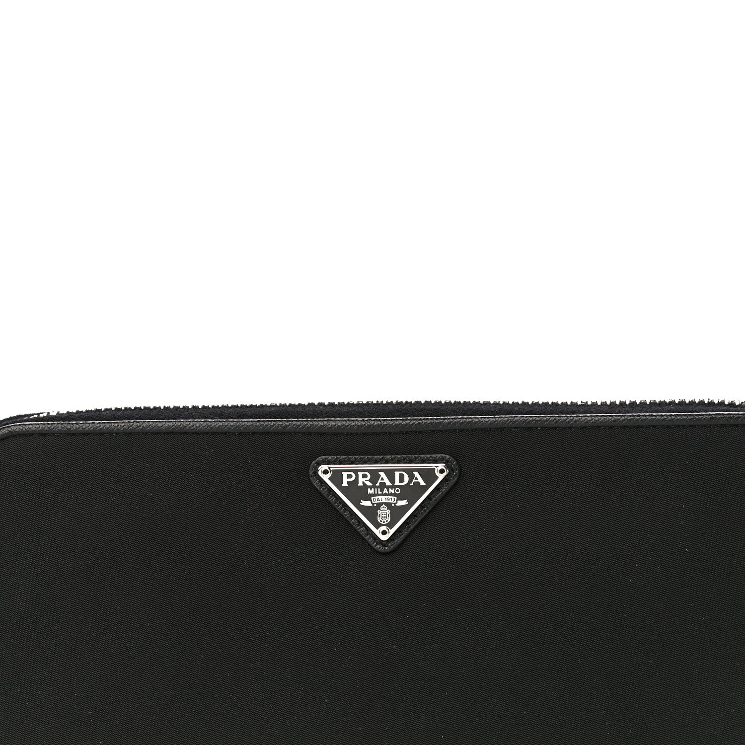Prada Tessuto Nylon Zip Around Wallet Black 8 of 12
