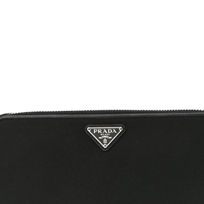 Prada Tessuto Nylon Zip Around Wallet Black 8 of 12