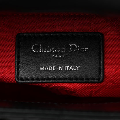 Christian Dior Lambskin Cannage Mini Lady Dior Black 6 of 8