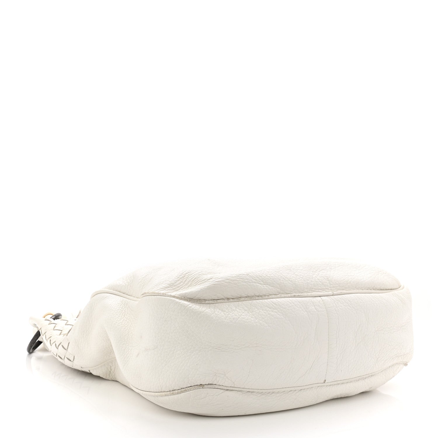 Bottega Veneta Cervo Intrecciato Shoulder Bag White 4 of 17