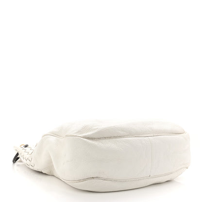 Bottega Veneta Cervo Intrecciato Shoulder Bag White 4 of 17