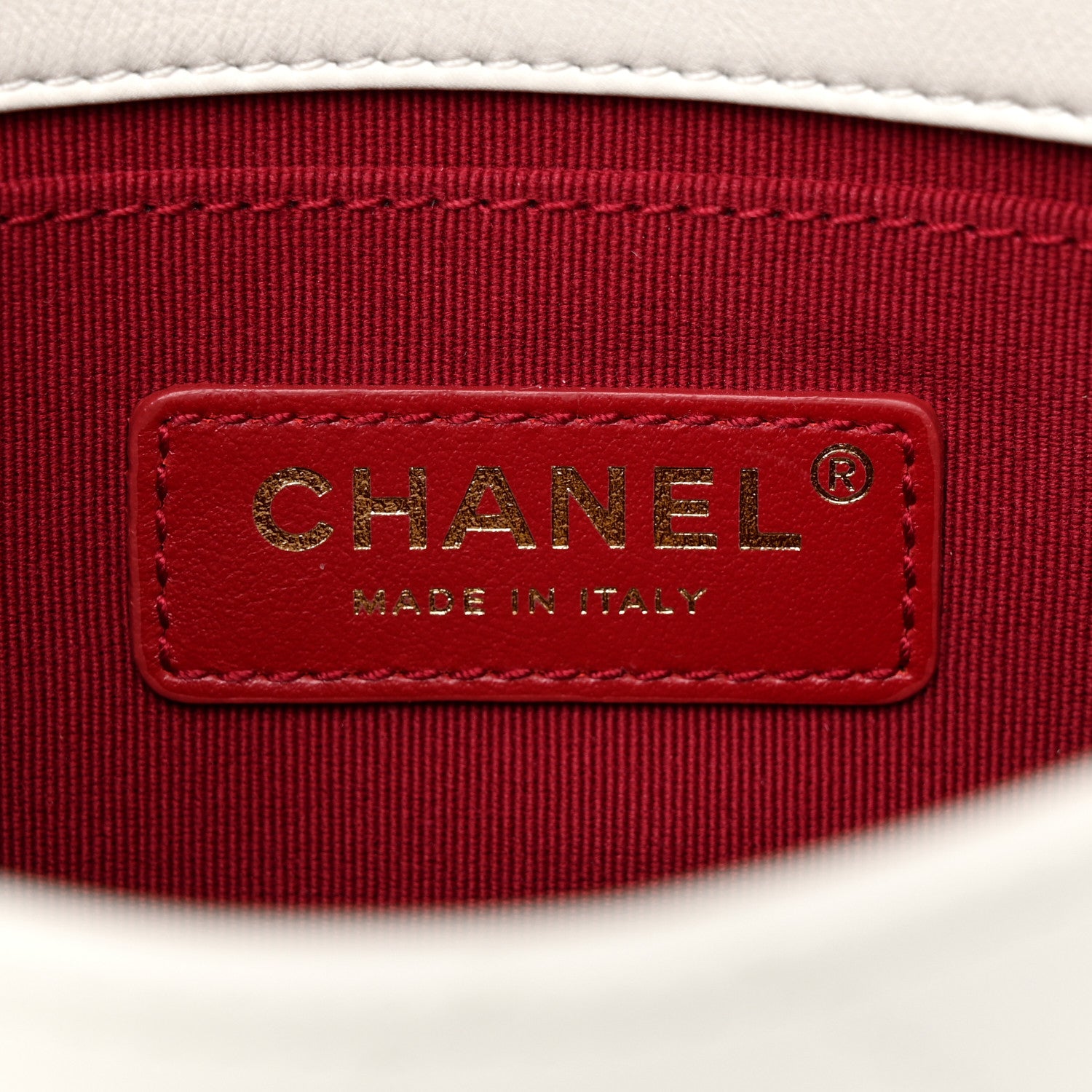 Chanel Calfskin Quilted Small Framing Chain Bag White 6 of 12