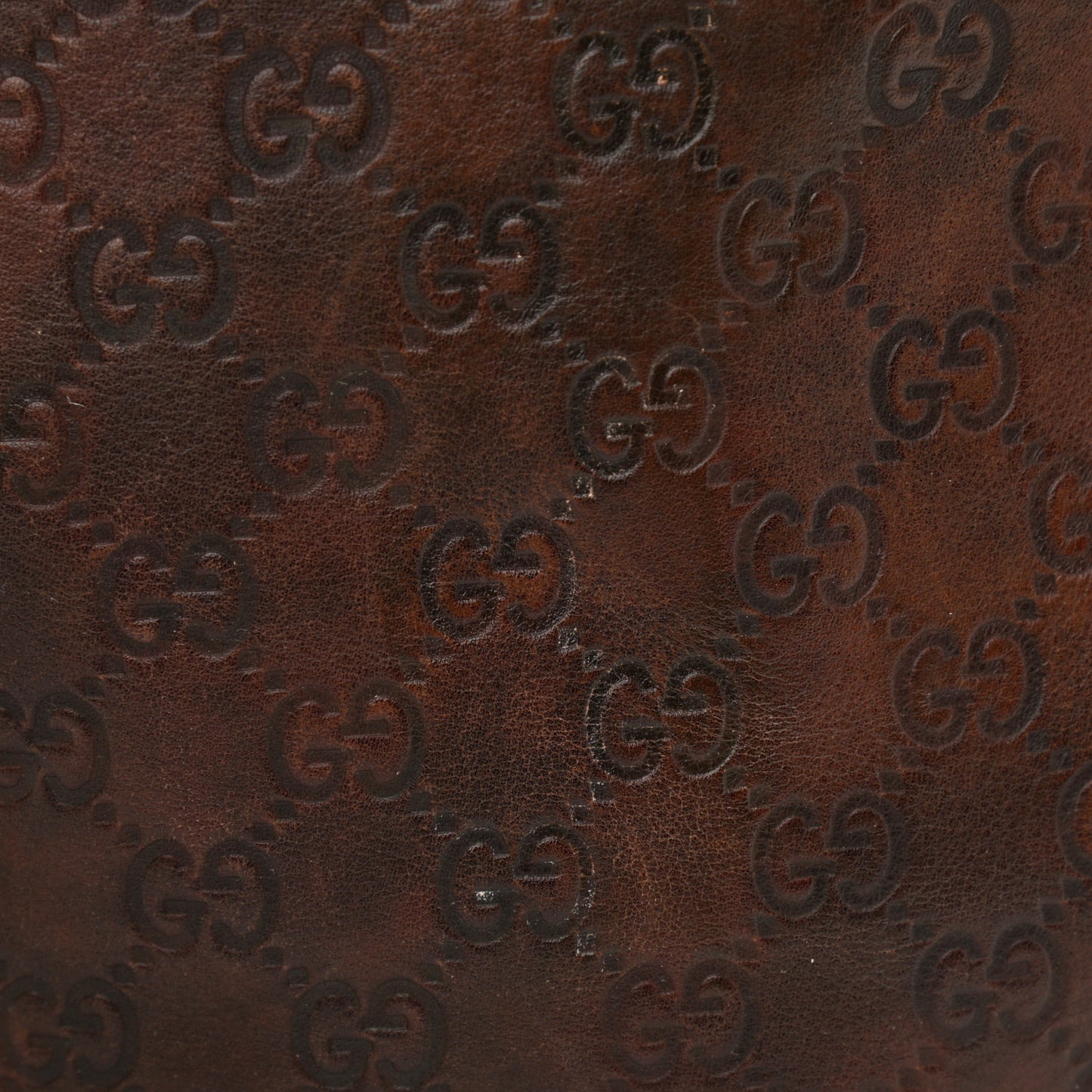 Guccissima Large Princy Hobo Dark Brown