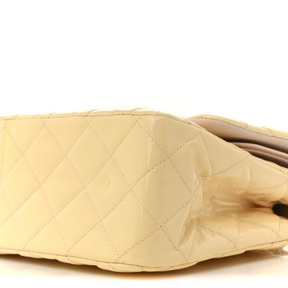 Chanel Patent Quilted Jumbo Double Flap Light Pink 10 of 14
