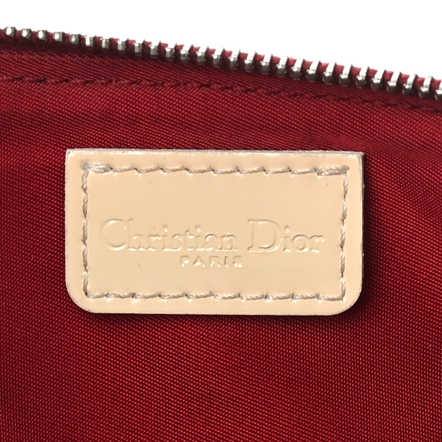 Christian Dior Monogram Mini Saddle Pochette Red 6 of 13