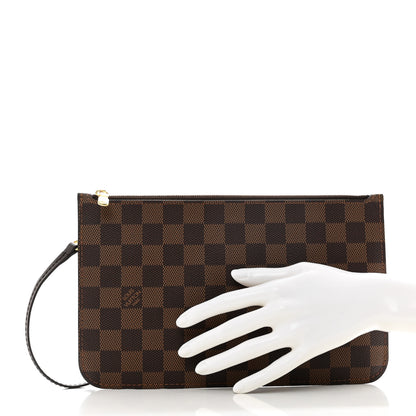 Louis Vuitton Damier Ebene Neverfull MM GM Pochette 2 of 6