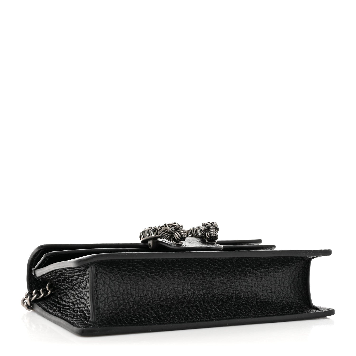 Gucci Calfskin Super Mini Dionysus Shoulder Bag Black 4 of 10