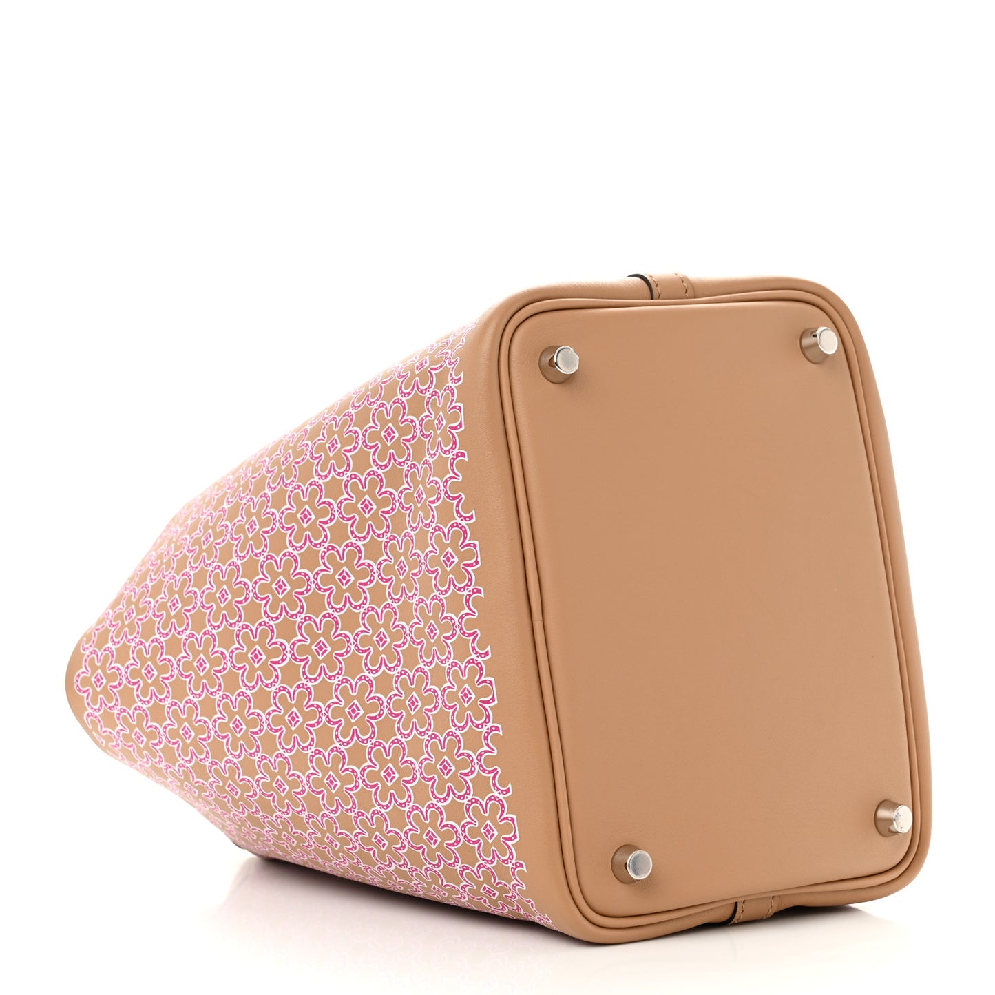 Swift Lucky Daisy Picotin Lock 18 PM Chai Rose White