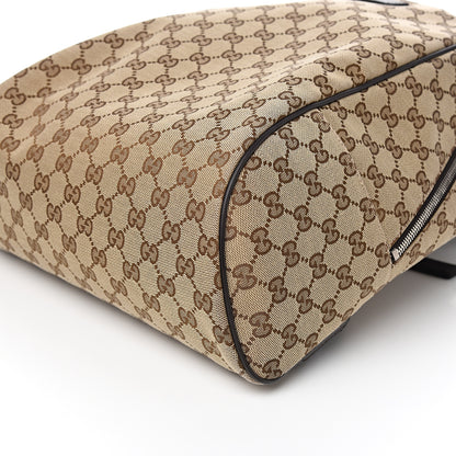 Gucci Monogram Travel Backpack Dark Brown 8 of 9