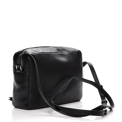 Saint Laurent Lambskin Monogram Small Lou Camera Bag Black 3 of 7
