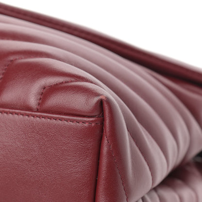 Saint Laurent Calfskin Y Quilted Monogram Medium Loulou Chain Satchel Palissandre 9 of 13