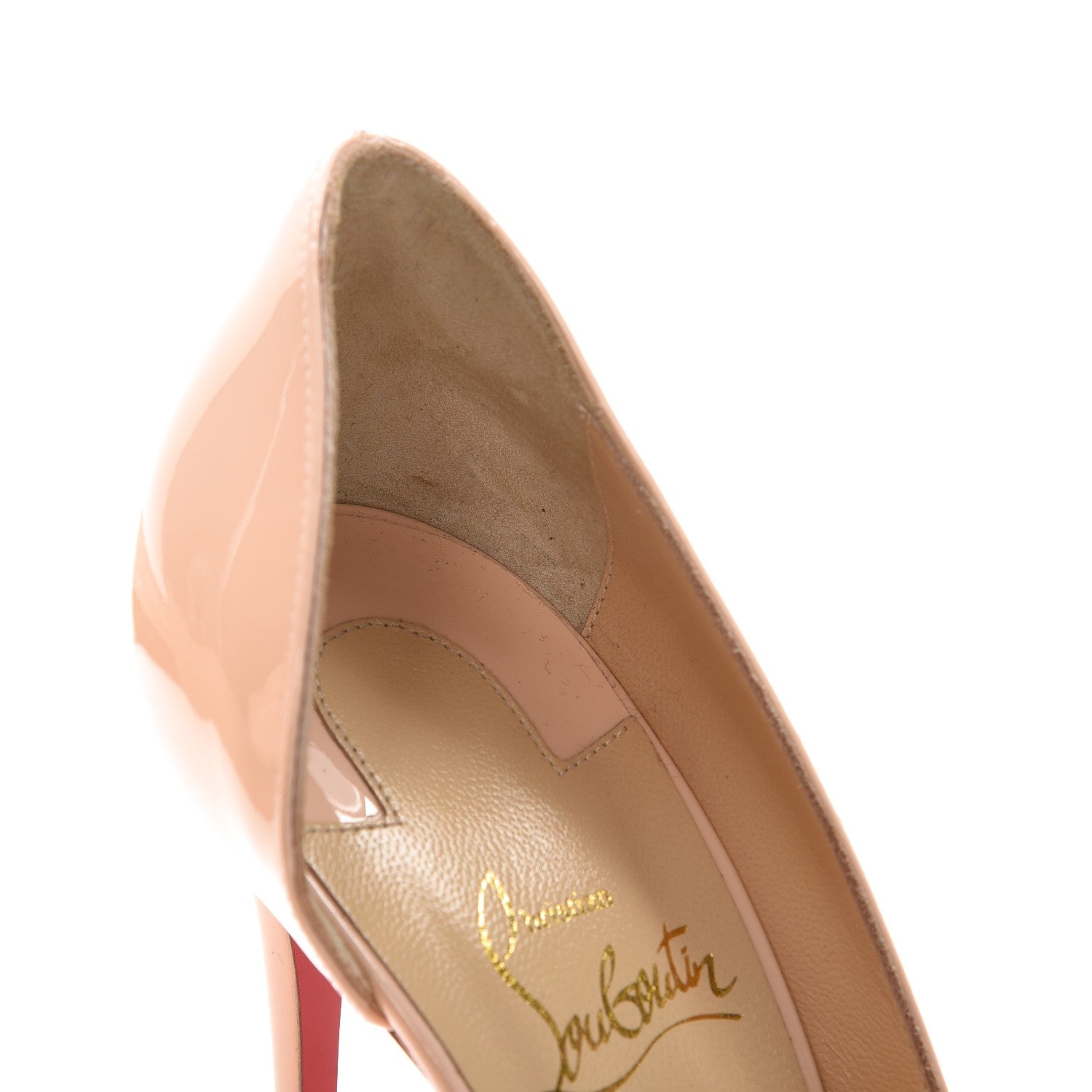 Christian Louboutin Patent Iriza 100 Pumps 37.5 Poudre 9 of 10