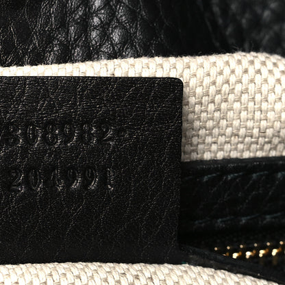 Gucci Pebbled Calfskin Medium Soho Chain Shoulder Bag Black 7 of 10