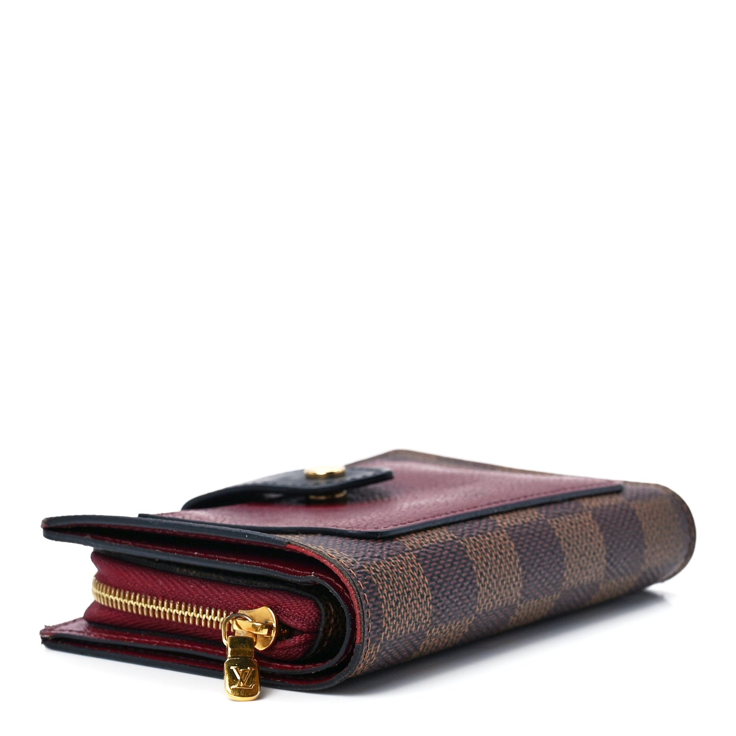 Louis Vuitton Damier Ebene Juliette Wallet Bordeaux Black 4 of 15