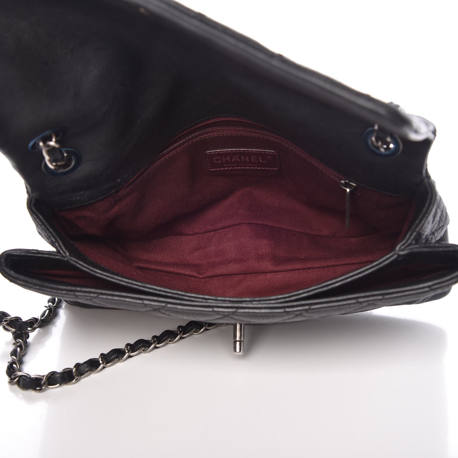 Chanel Sheepskin Quilted Jumbo Easy Flap Black 5 of 8