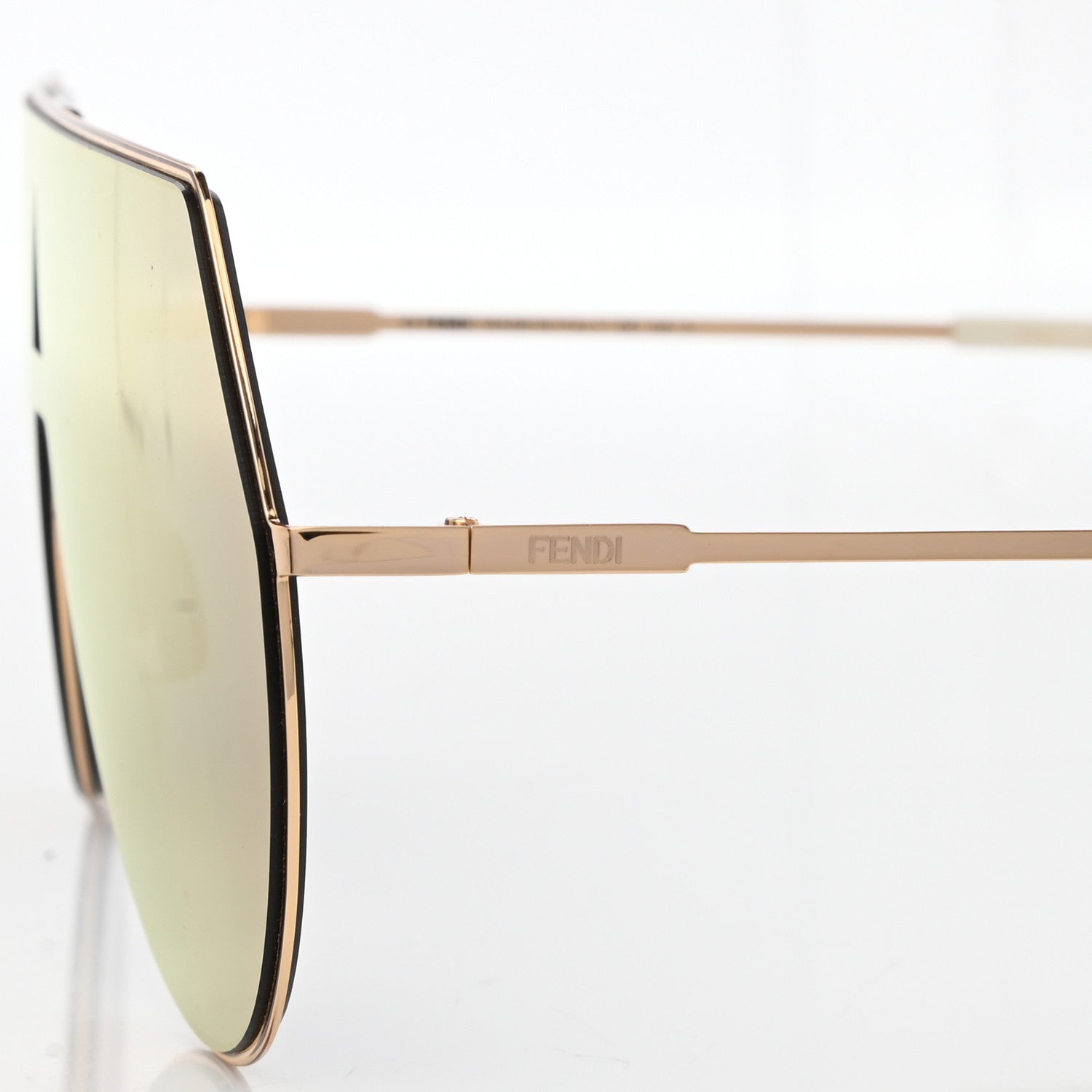 Fendi Metal Mirrored Eyeline Sunglasses FF 0193/S Matte Rose Gold 7 of 8