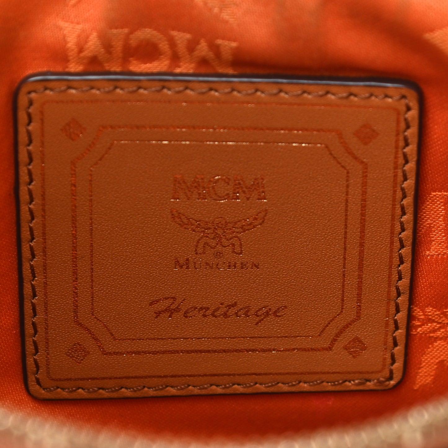 Visetos Zip Pouch Cognac