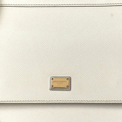 Dolce & Gabbana Dauphine Medium Miss Sicily Satchel White 7 of 9