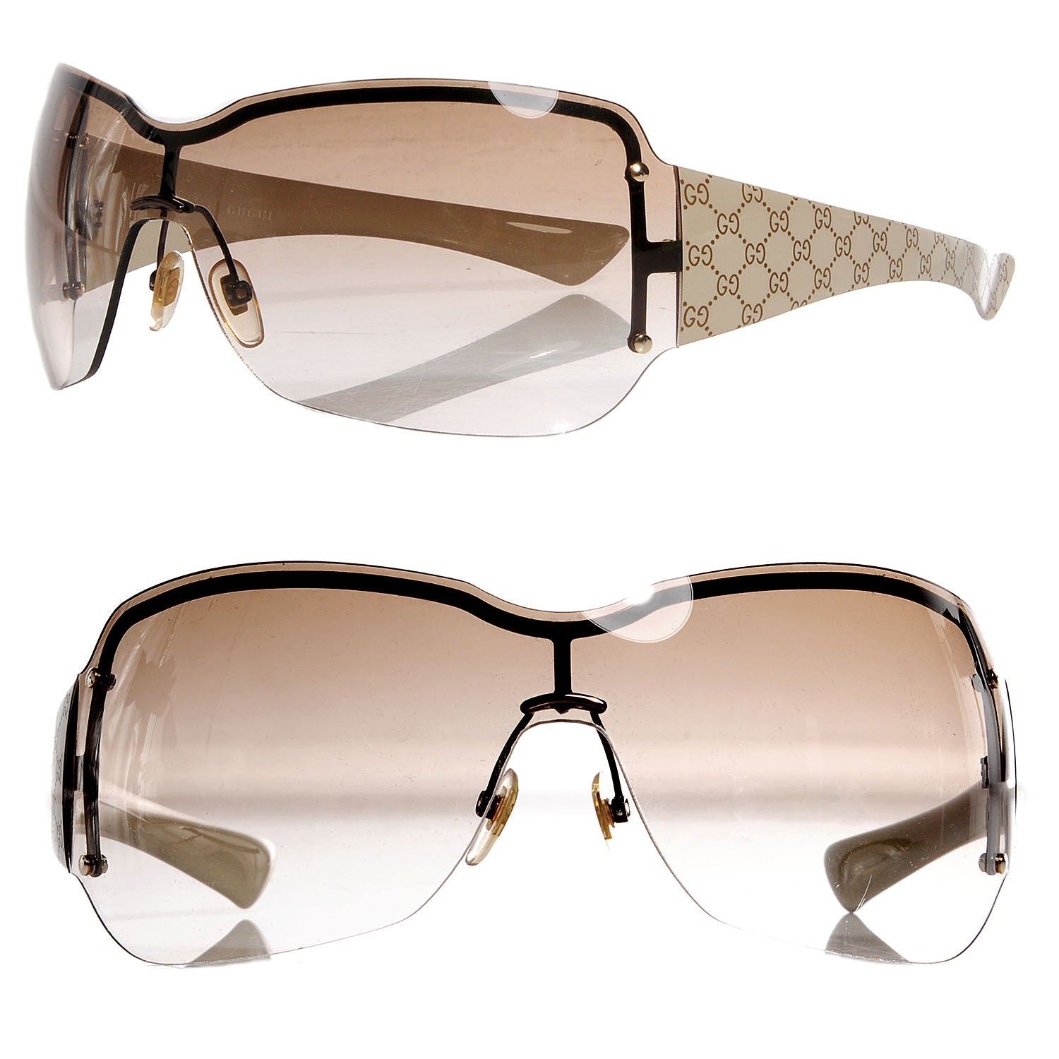 Gucci Monogram Sunglasses 1825/S Brown 1 of 4