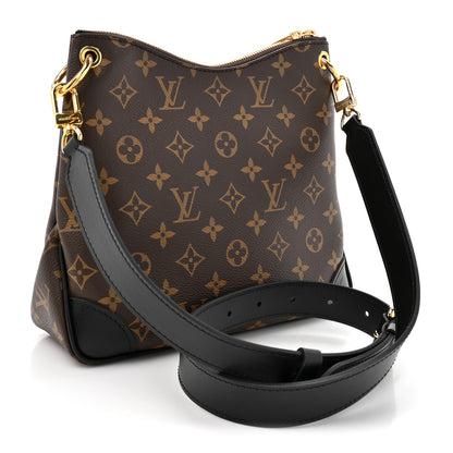 Louis Vuitton Monogram Odeon PM Black 3 of 9