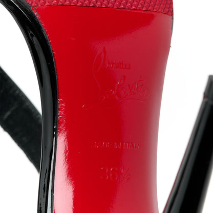 Christian Louboutin Patent Astridal 100 Pumps 36.5 Black 8 of 10