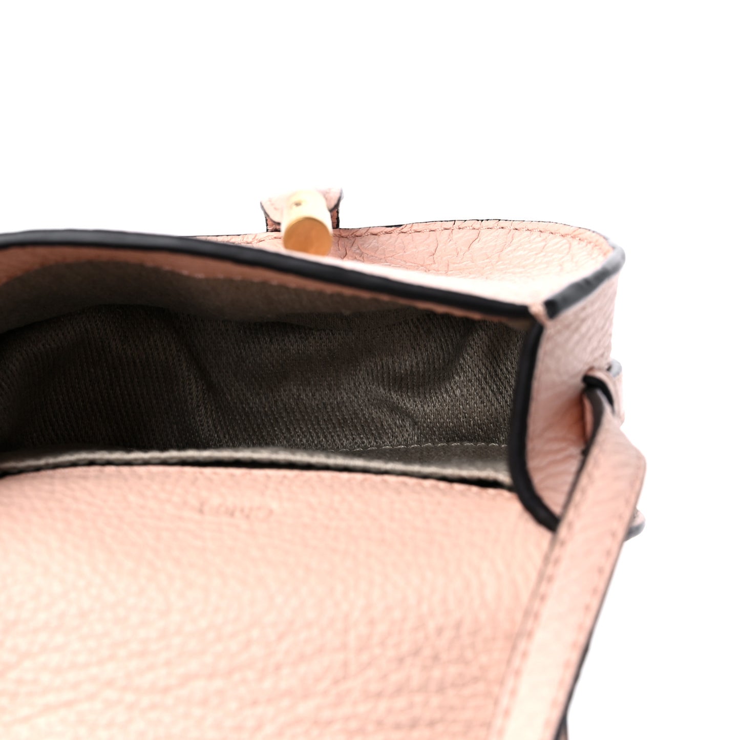 Calfskin Nano Marcie Saddle Bag Misty Lavender