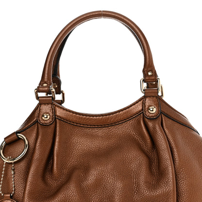 Gucci Metallic Calfskin Medium Sukey Tote Brown 8 of 10