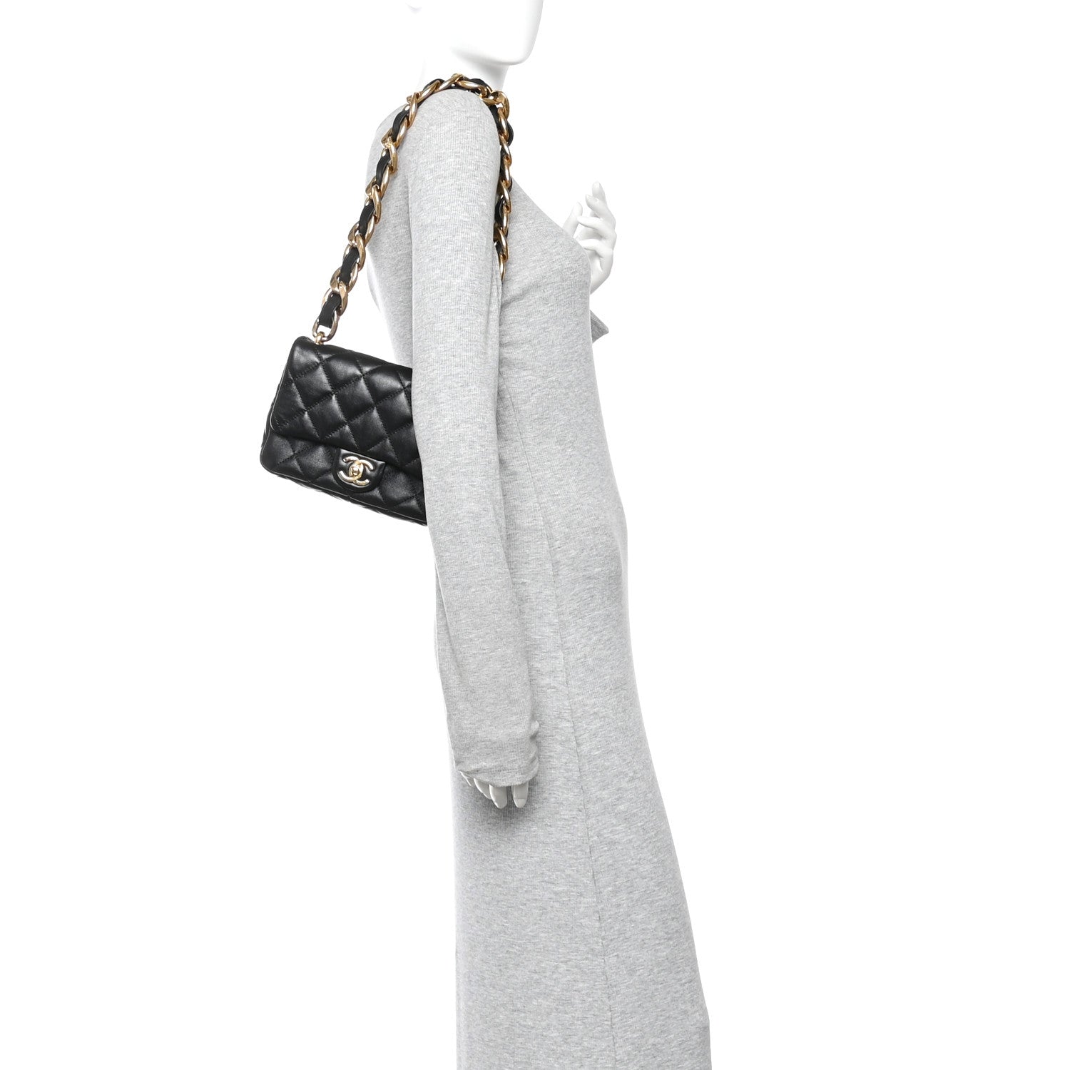 Chanel Lambskin Quilted Small Funky Town Flap Black 2 of 10