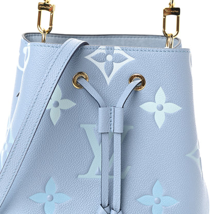 Louis Vuitton Empreinte Monogram Giant By The Pool Neonoe BB Summer Blue 7 of 9
