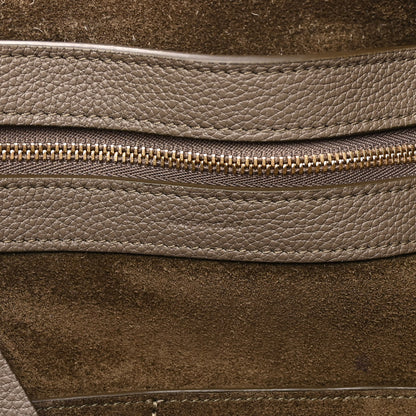 Celine Soft Grained Calfskin Small Belt Cabas Phantom Taupe 6 of 9