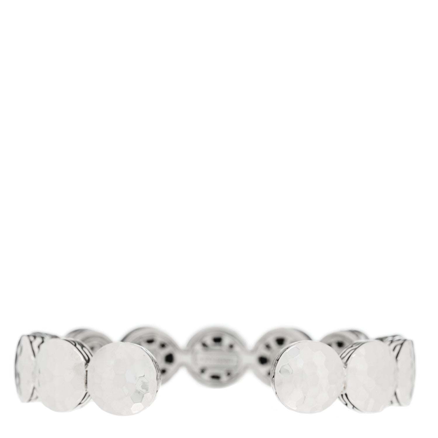 John Hardy Sterling Silver Hammered Palu Dot Cuff Bracelet 2 of 4