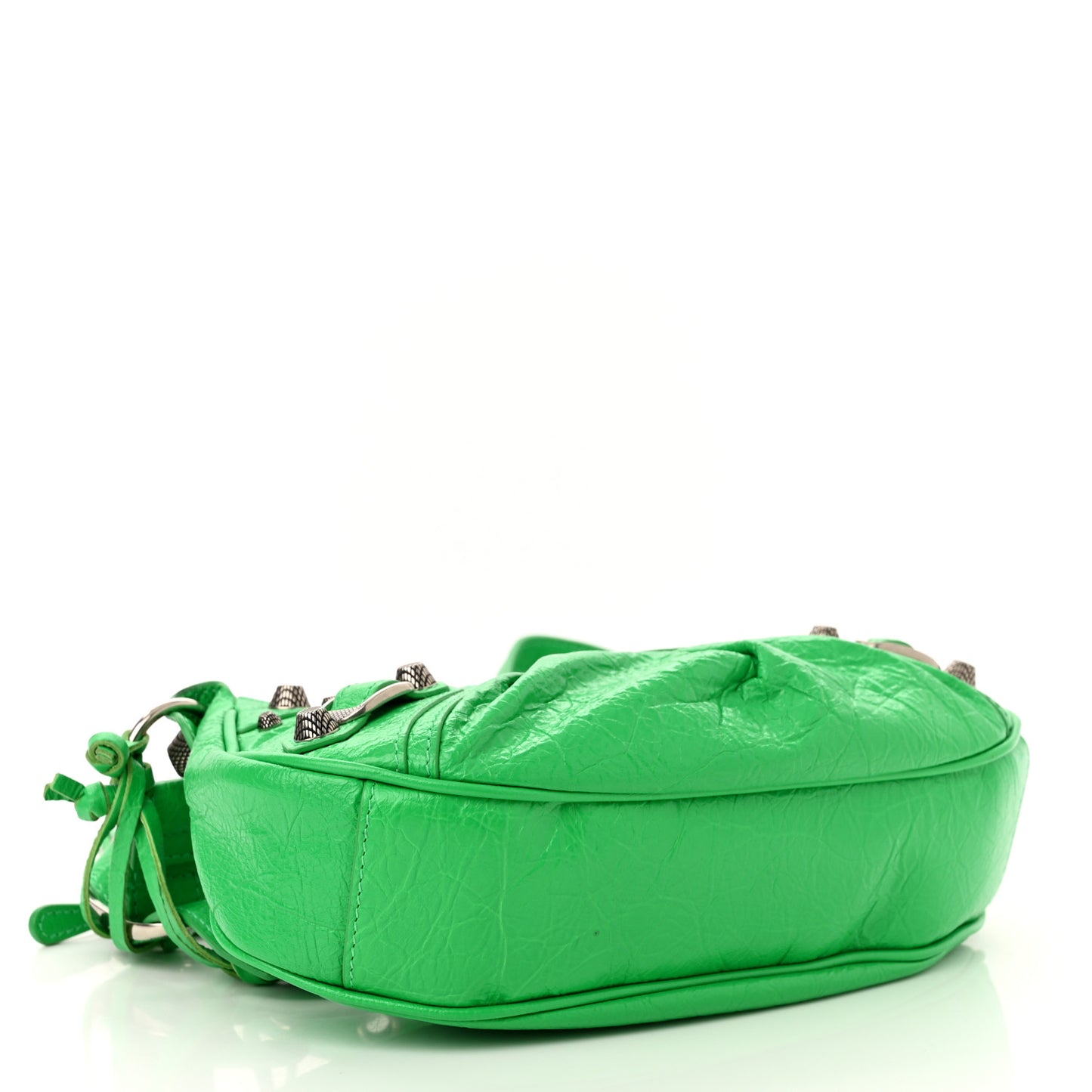 Agneau Arena Le Cagole Shoulder Bag XS Vivid Green