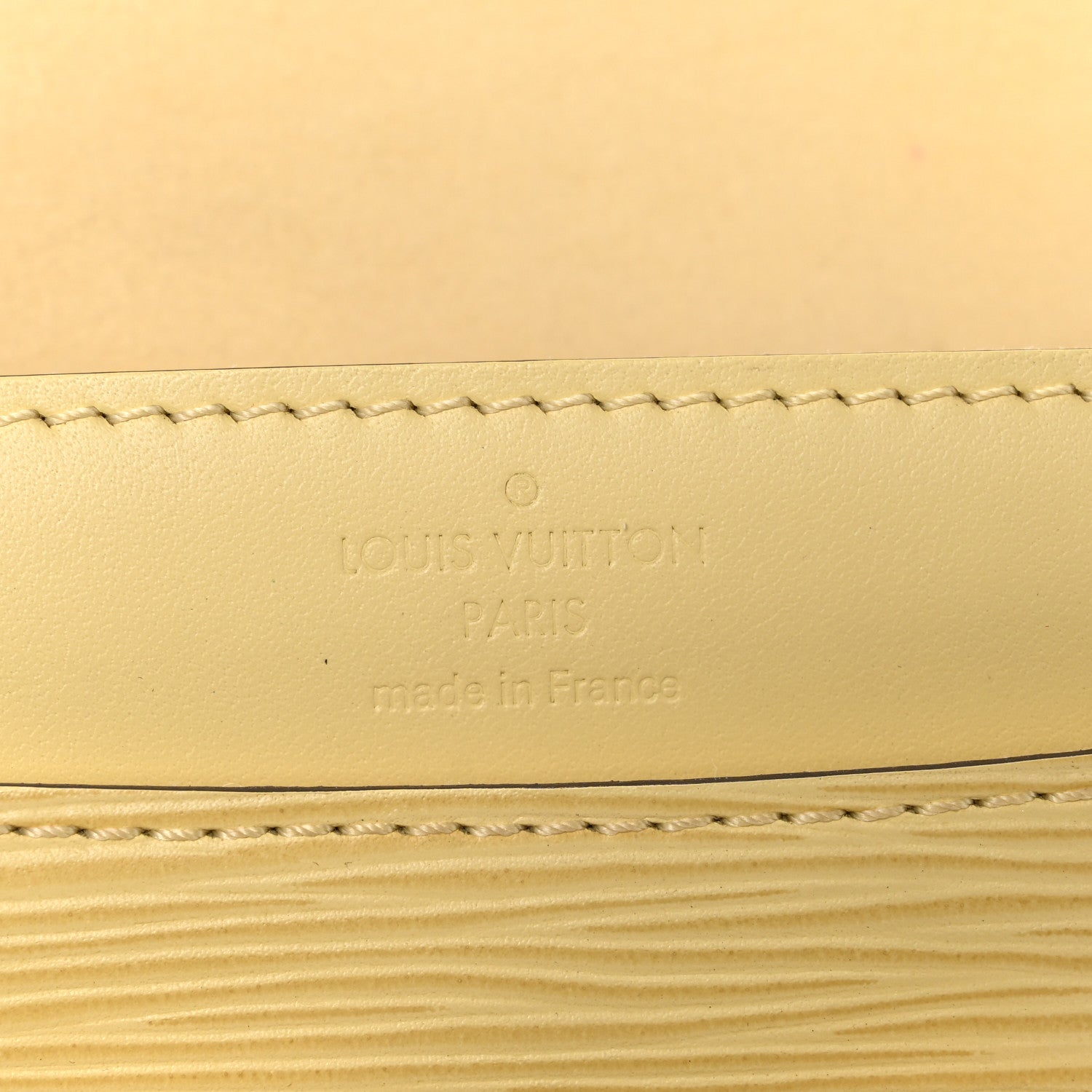 Louis Vuitton Epi Louise Strap PM Jaune Pale 6 of 10