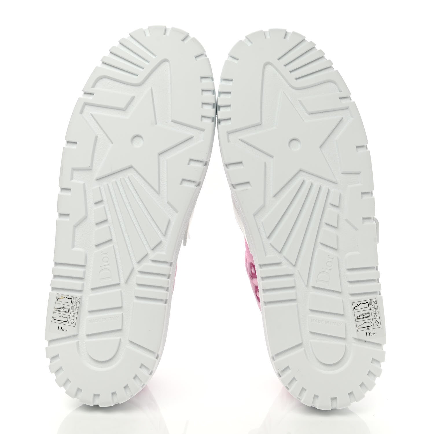 Christian Dior Reflective Fabric Shaded Dior-ID Platform Sneakers 39 Raspberry 5 of 9