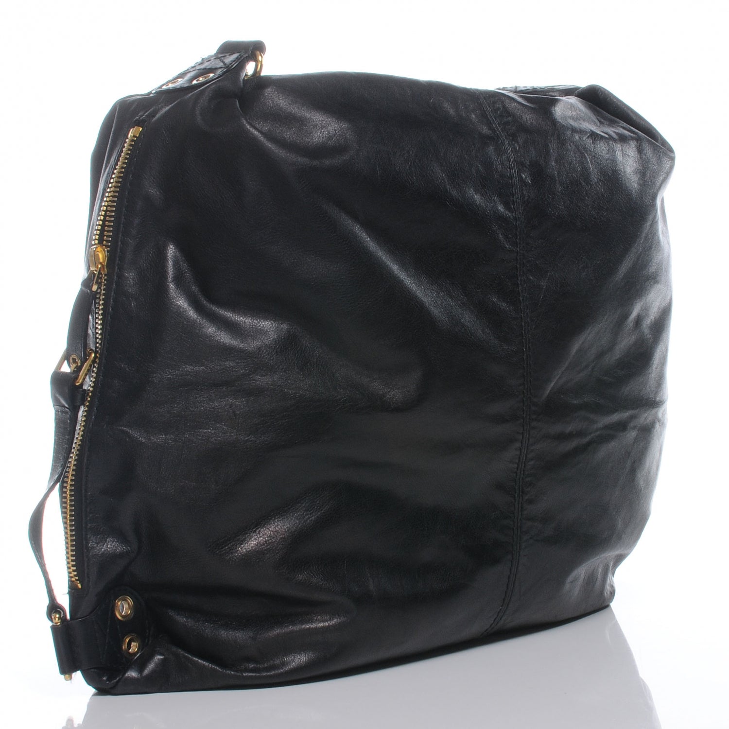 Gucci Leather Large Darwin Convertible Backpack Bag Black 3 of 8
