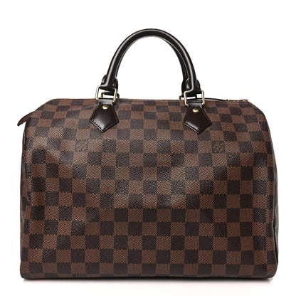 Louis Vuitton Damier Ebene Speedy 30 1 of 9
