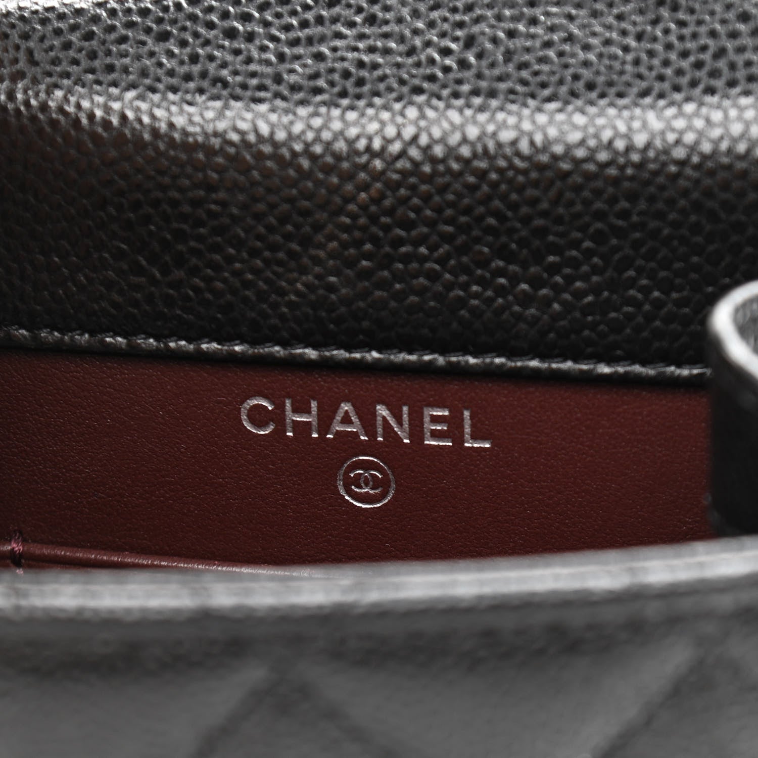 Chanel Caviar Quilted Classic Phone Holder Black 6 of 12